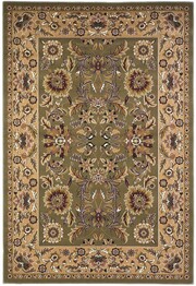 KAS Cambridge  7304 Green/Taupe Kashan